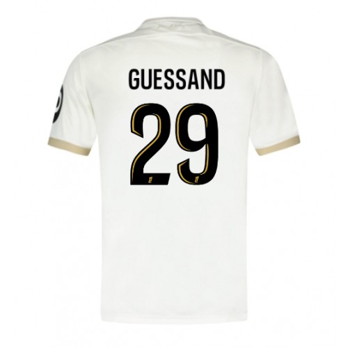 Moški Nogometni dresi OGC Nice Evann Guessand #29 Gostujoči 2024-25 Kratek Rokav